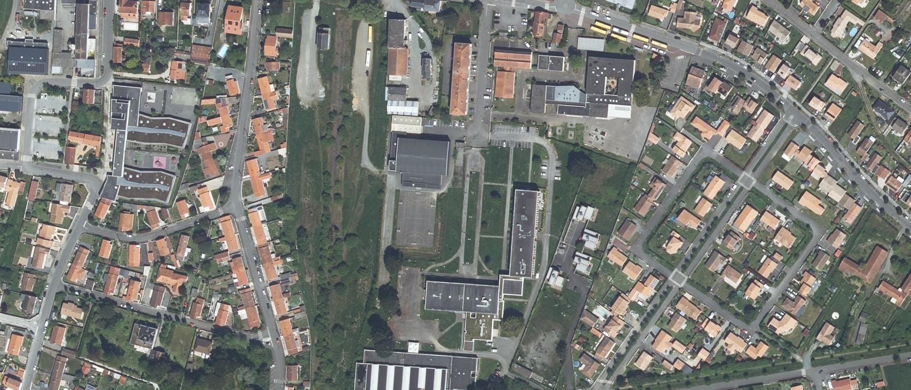 Vue aérienne de GRETA-CFA LOIRE-ATLANTIQUE - LP Albert Chassagne