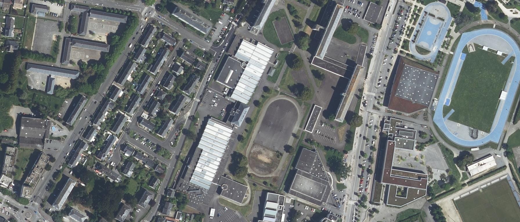 Vue aérienne de Lycée professionnel Brossaud-Blancho