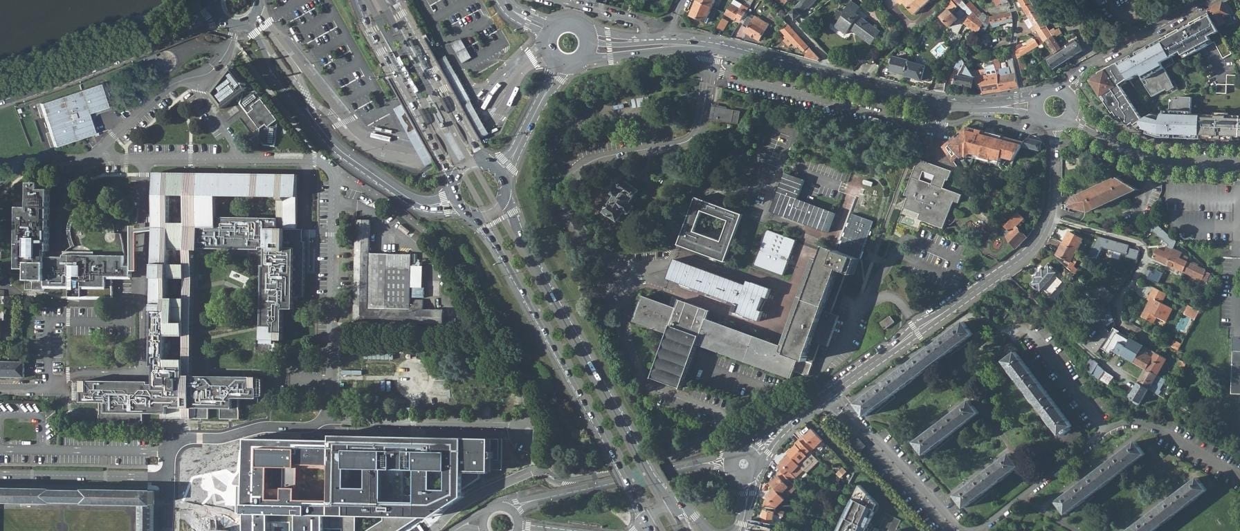 Vue aérienne de IFSI CHU NANTES