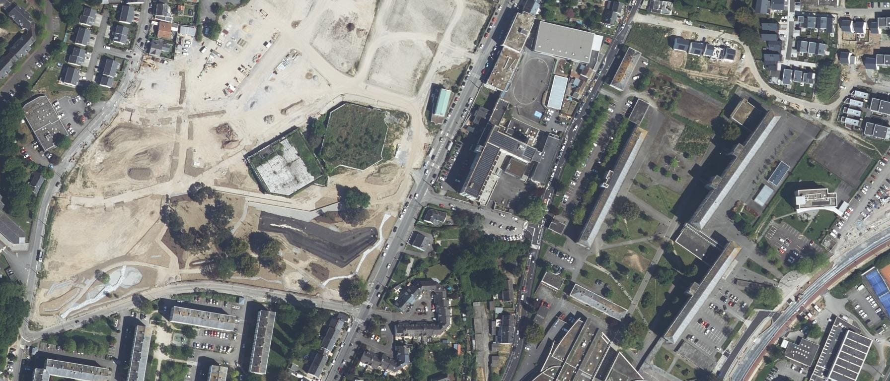 Vue aérienne de Lycée Ste Anne