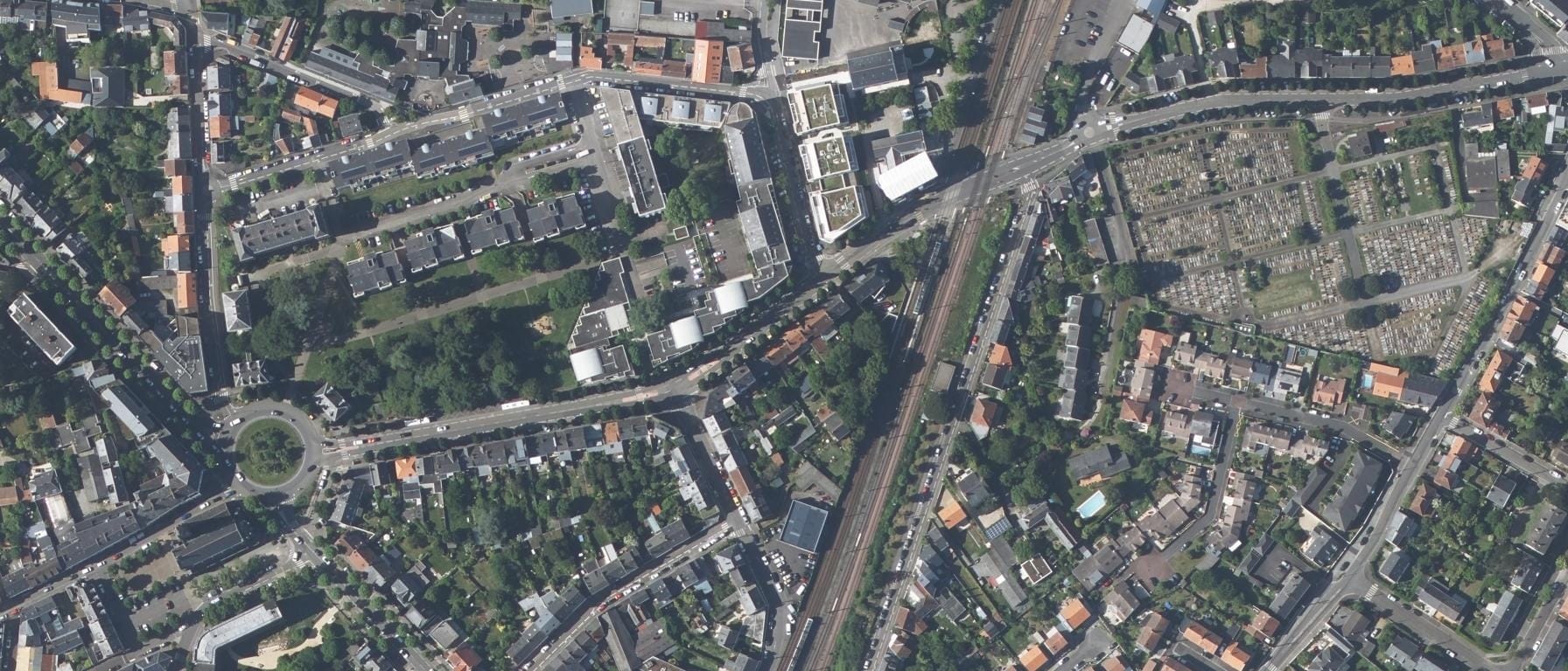 Vue aérienne de Lycée N-D.De Toutes Aides