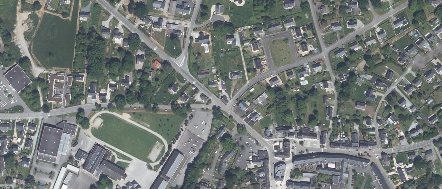 Vue aérienne de CFA SAINT FELIX LA SALLE - Lycée Gabriel Deshayes