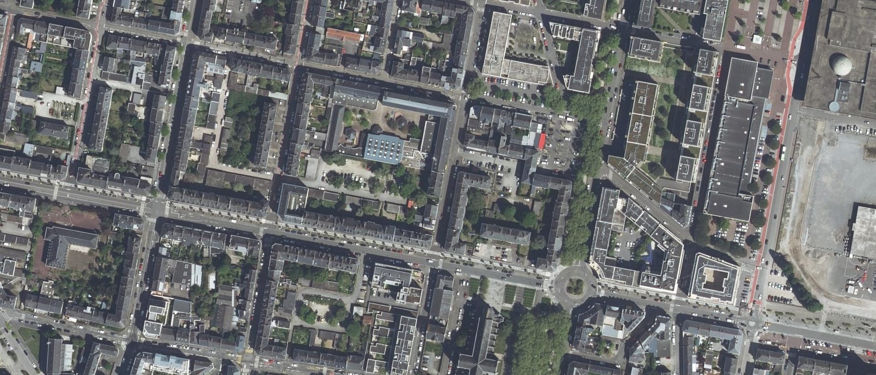 Vue aérienne de Lycée général et technologique Notre-Dame d'Espérance