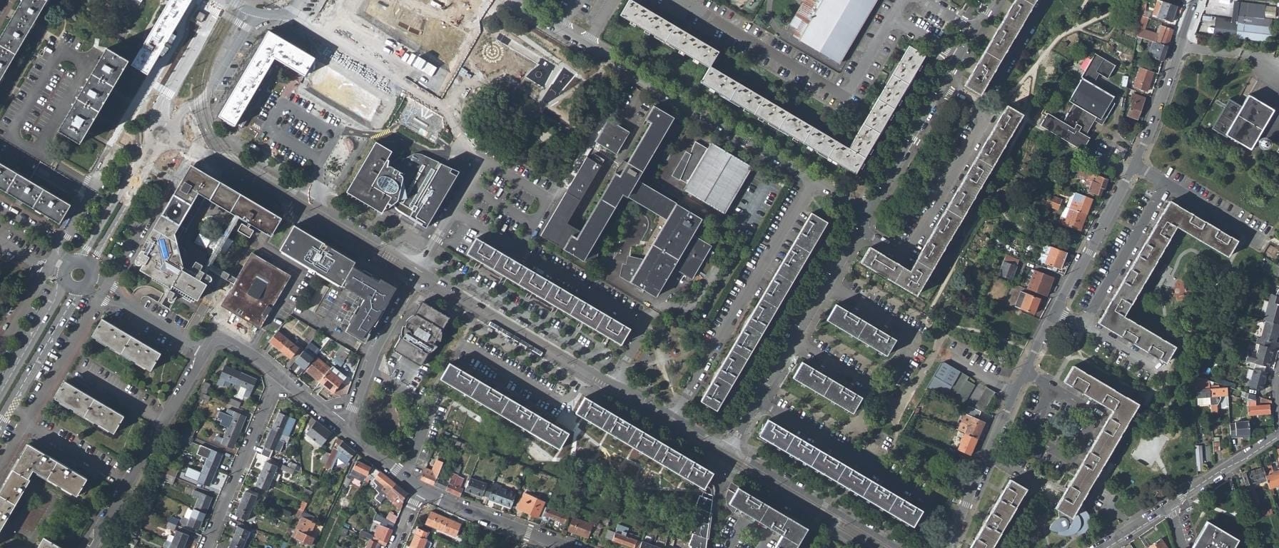 Vue aérienne de Campus Sacré-Coeur La Salle
