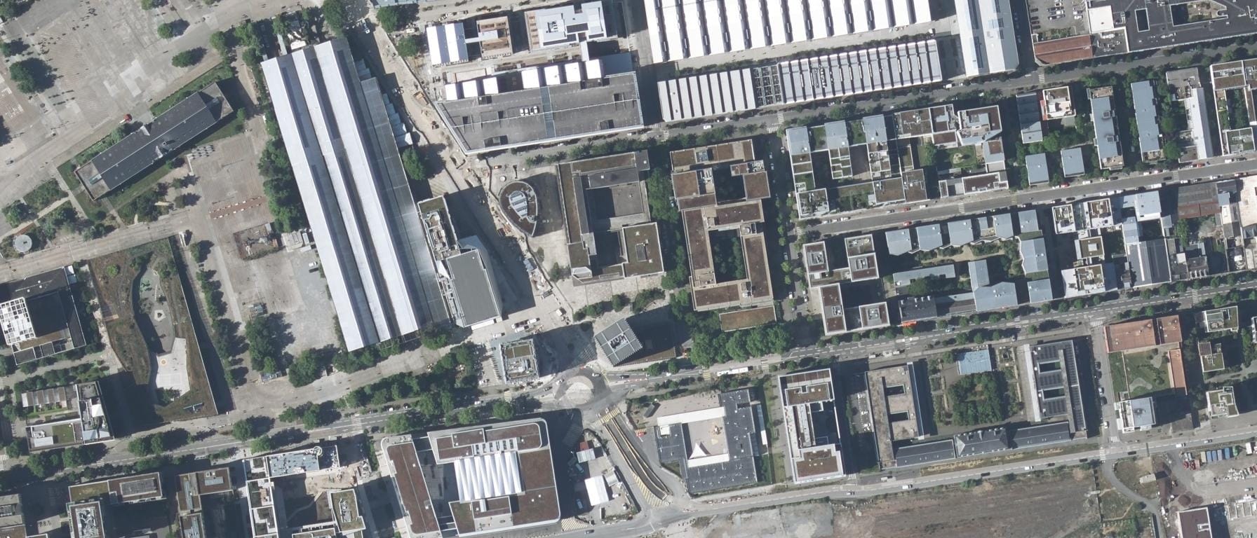 Vue aérienne de CFA Grafipolis (AFIIG)