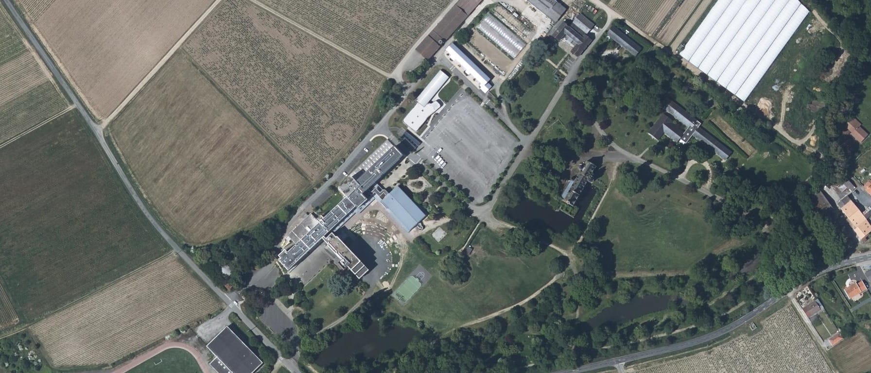 Vue aérienne de Lycée agricole Campus de Briacé