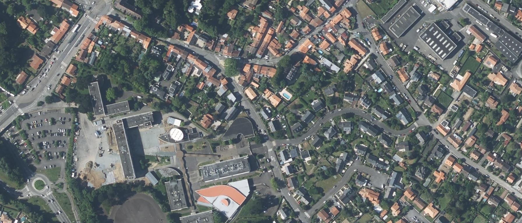 Vue aérienne de GRETA-CFA LOIRE-ATLANTIQUE - Lycée Les Bourdonnières