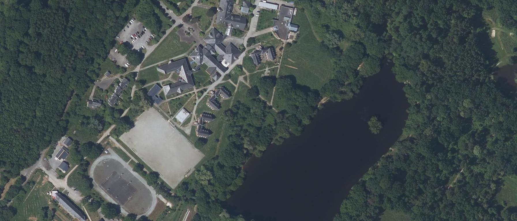 Vue aérienne de Lycée agricole Jules Rieffel