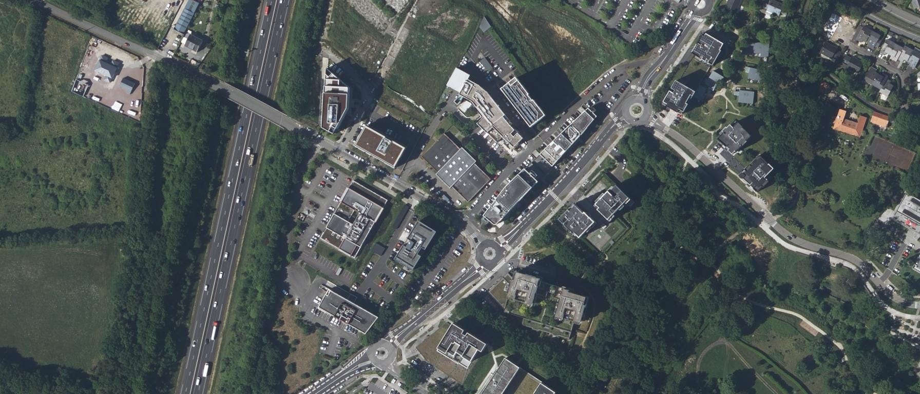 Vue aérienne de Ecole de Commerce Pigier Nantes (Saint-Herblain - 44)
