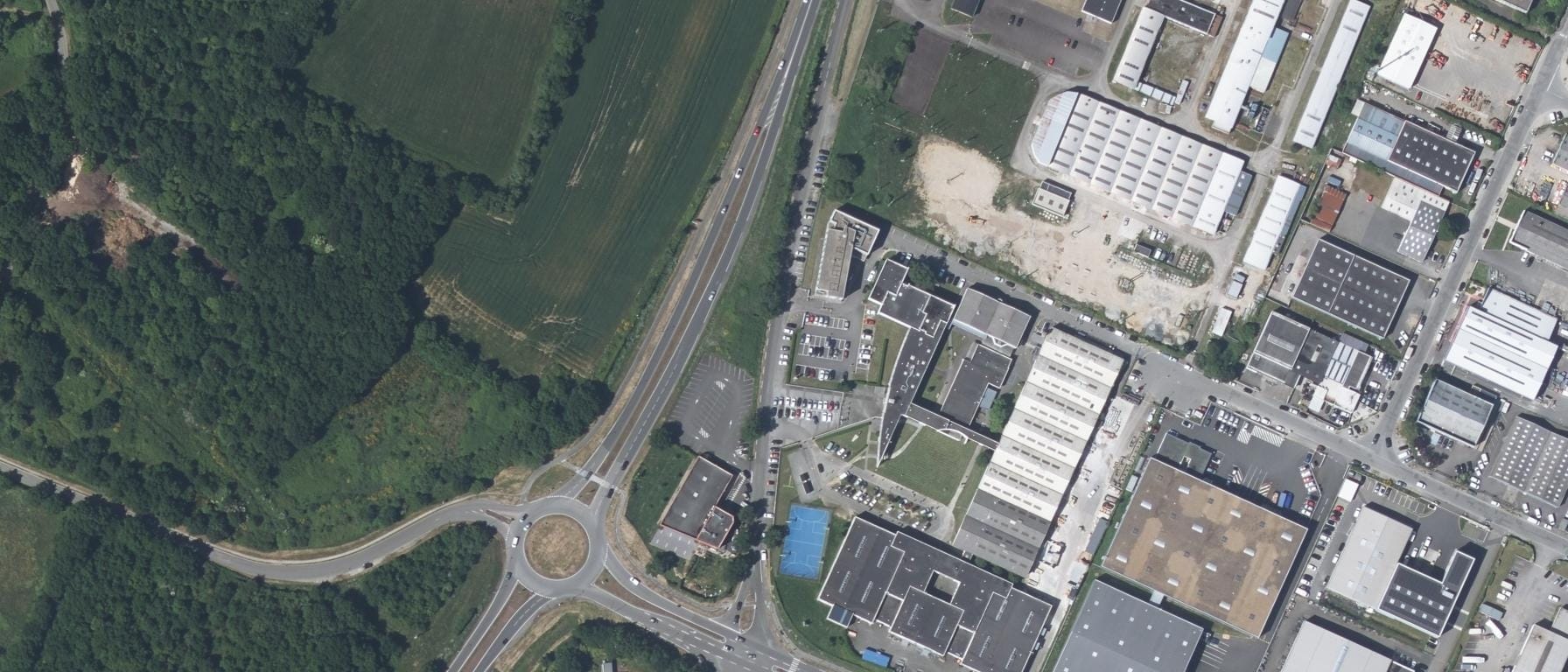 Vue aérienne de CFA BTP de Loire-Atlantique