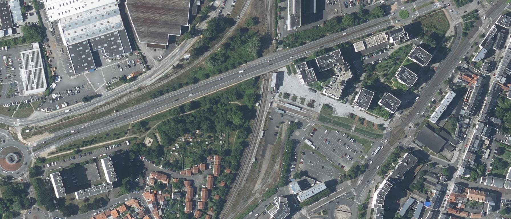 Vue aérienne de IFSI CROIX ROUGE FRANCAISE Rezé