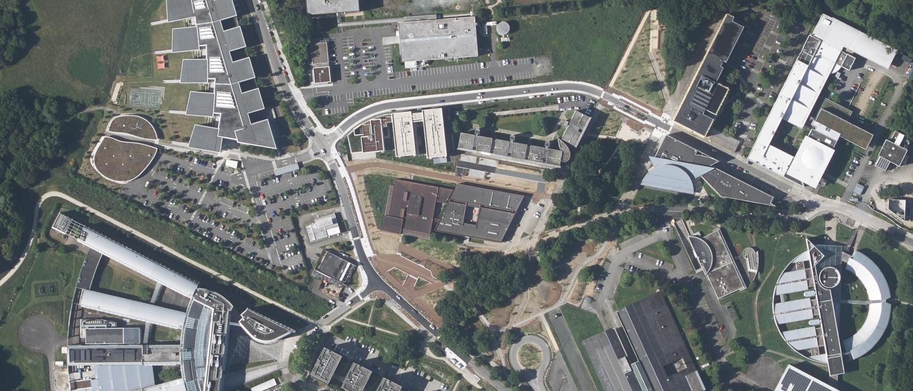 Vue aérienne de Institut supérieur de management des entreprises (ISME) (Nantes - 44)