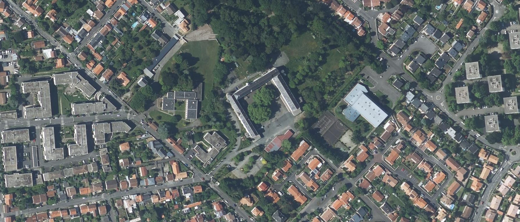 Vue aérienne de Facultés libres de l'ouest - UCO - Nantes