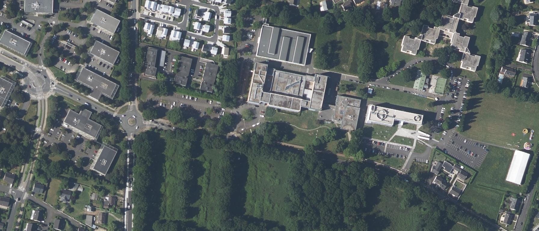 Vue aérienne de ISEN Ouest - Nantes - Business et Numérique (Carquefou - 44)