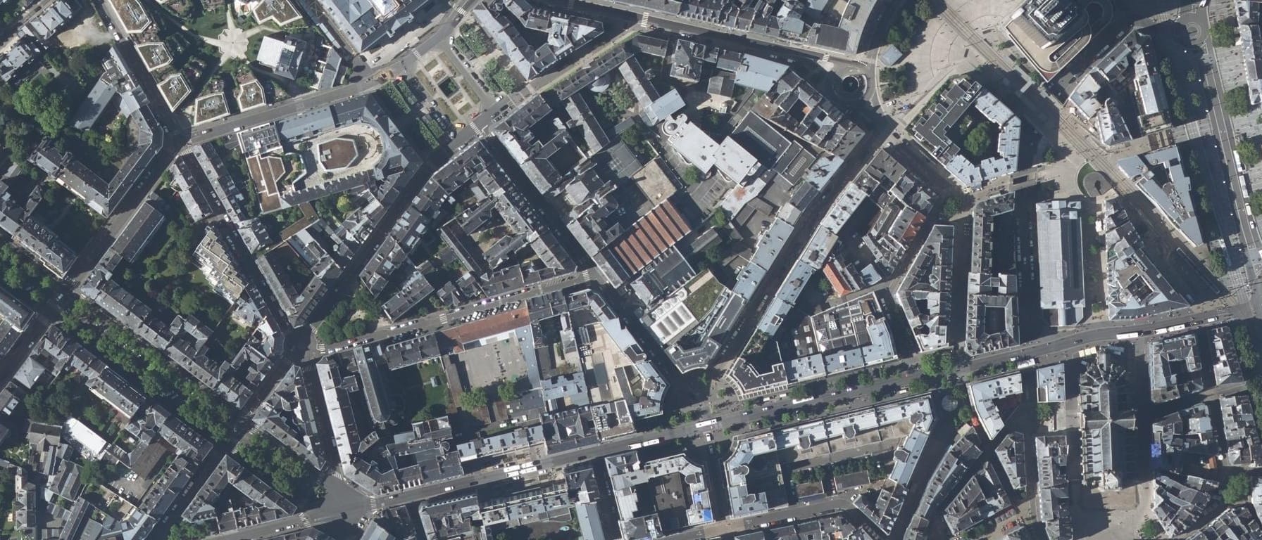 Vue aérienne de ISG Nantes (44)