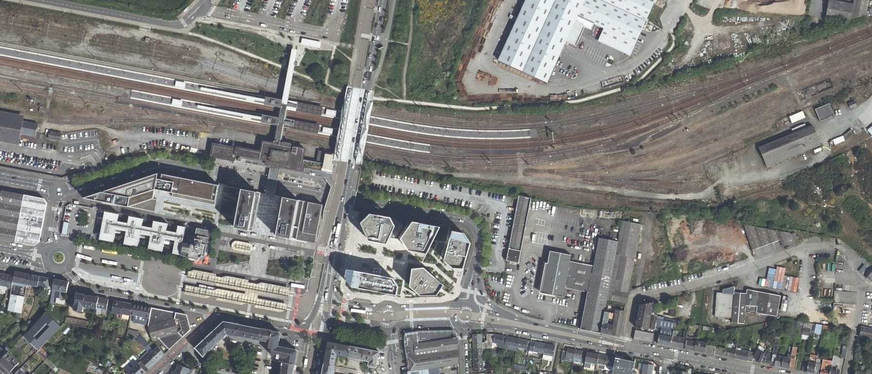 Vue aérienne de EPF Saint Nazaire