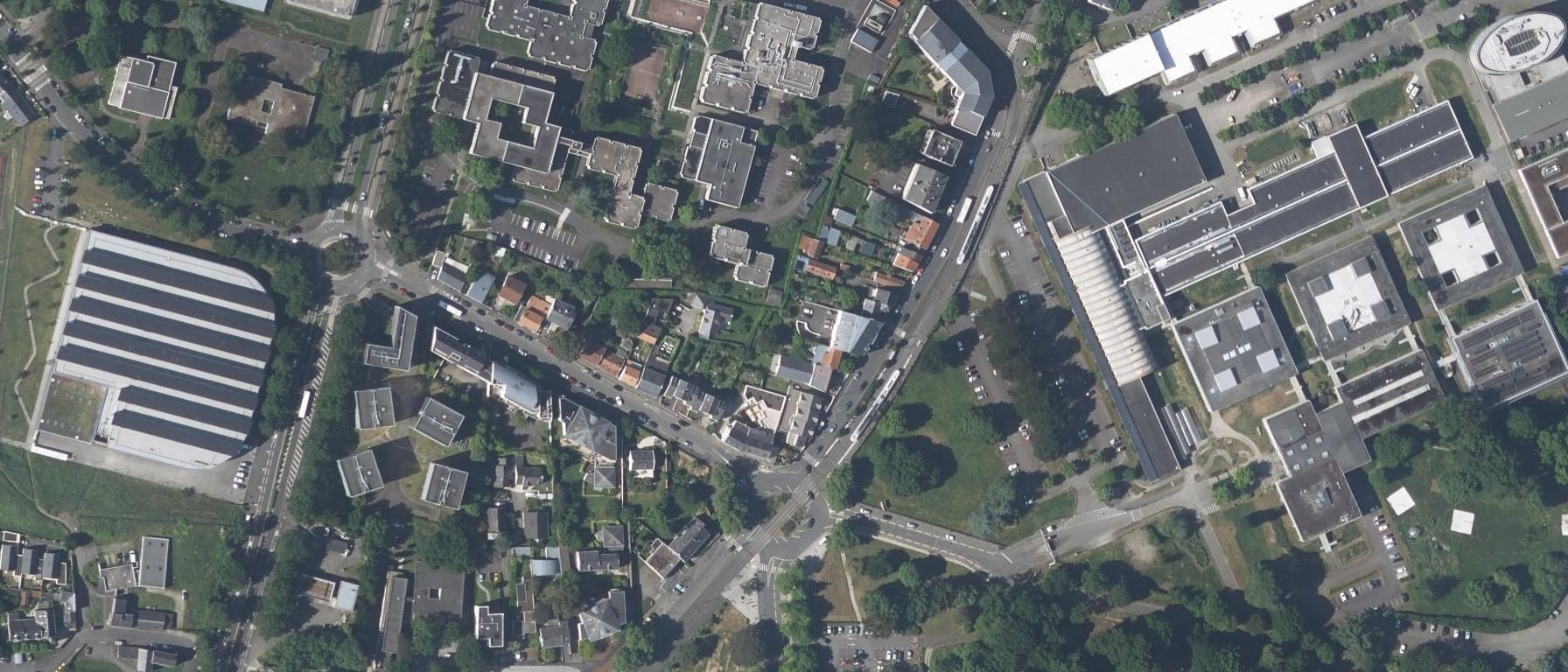 Vue aérienne de ESARC NANTES