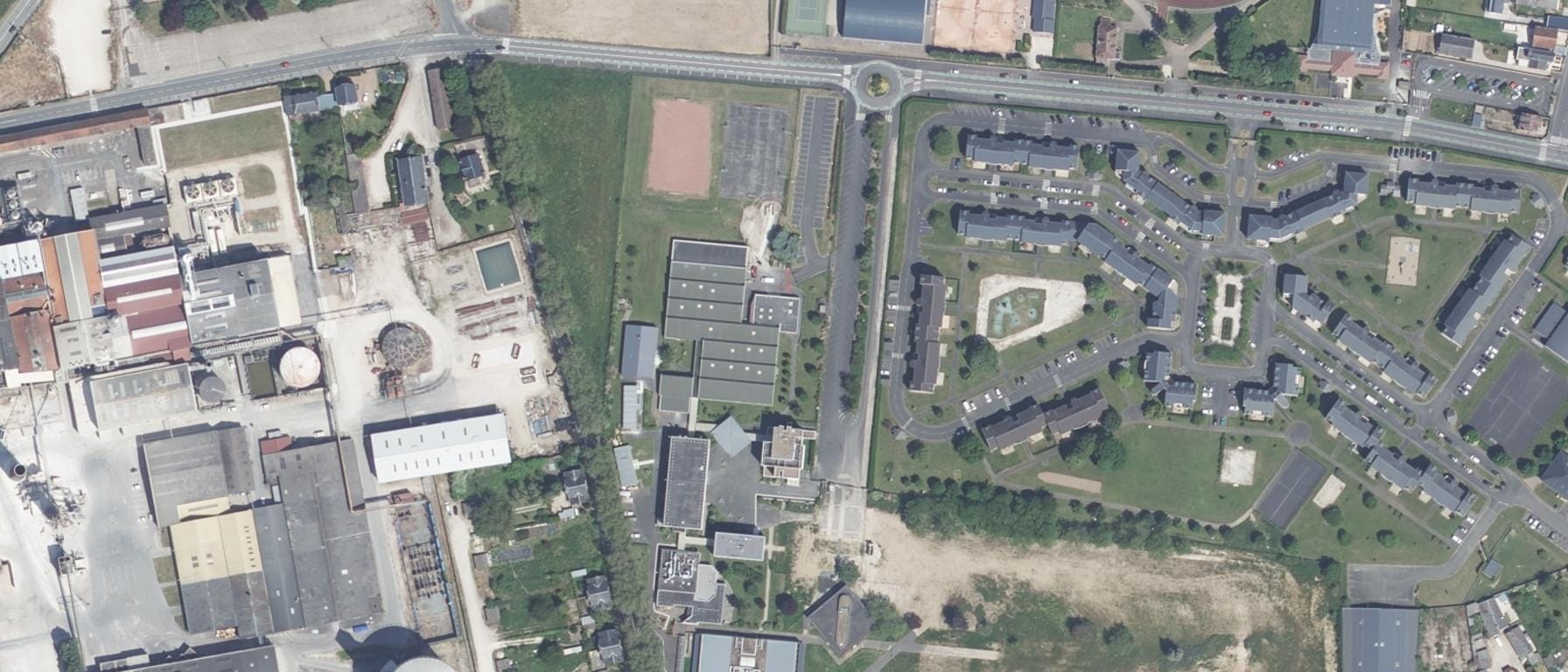 Vue aérienne de Lycée professionnel Jean De La Taille