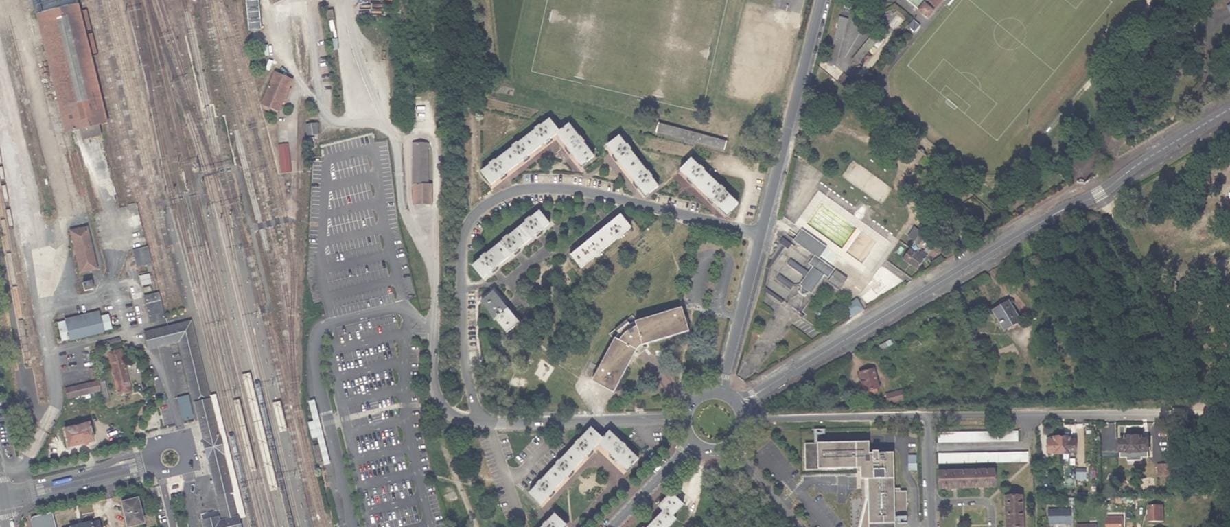 Vue aérienne de CFA IF PRO