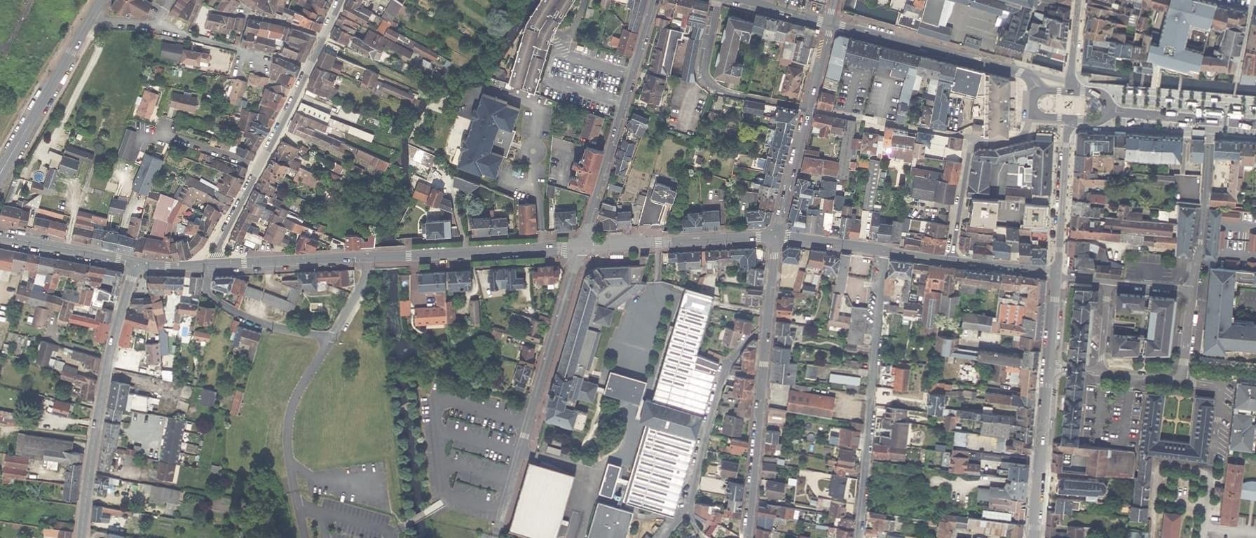 Vue aérienne de CFA EST-LOIRET