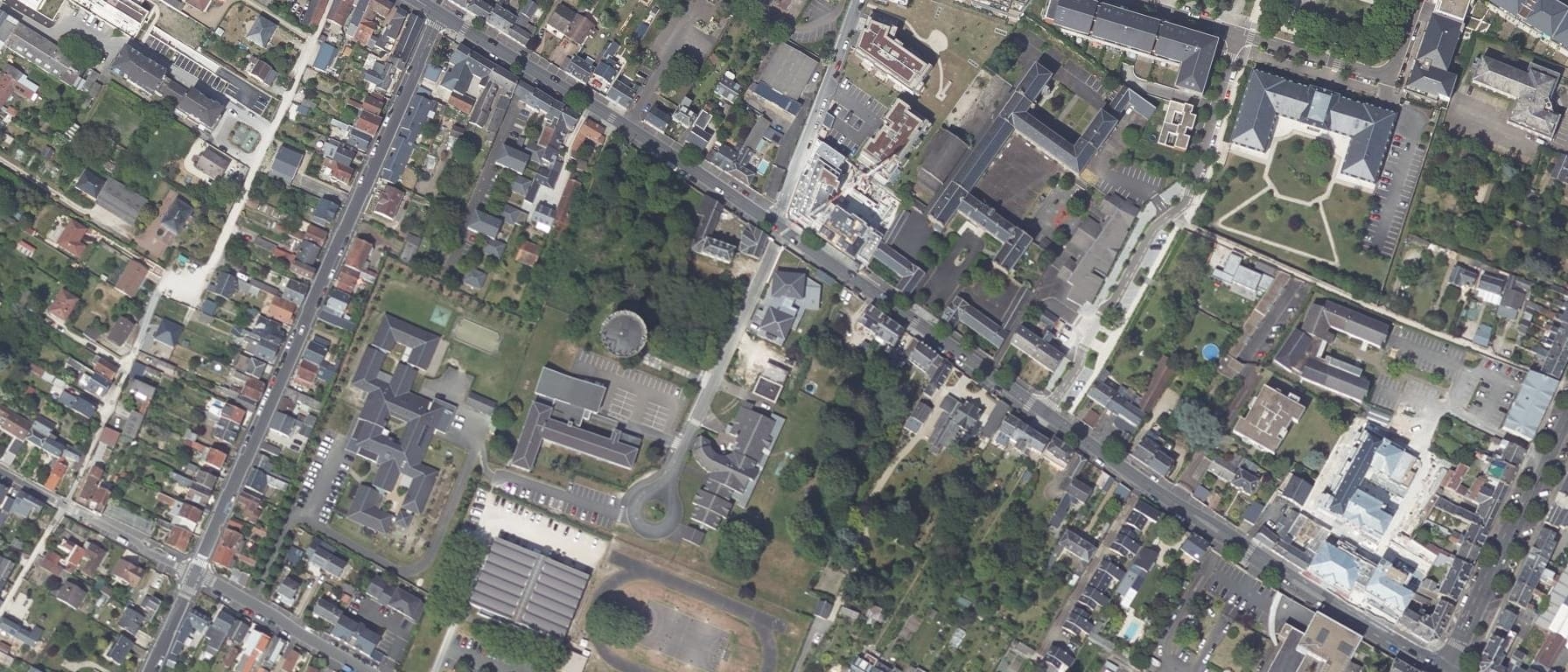 Vue aérienne de IFSI CHU Orléans