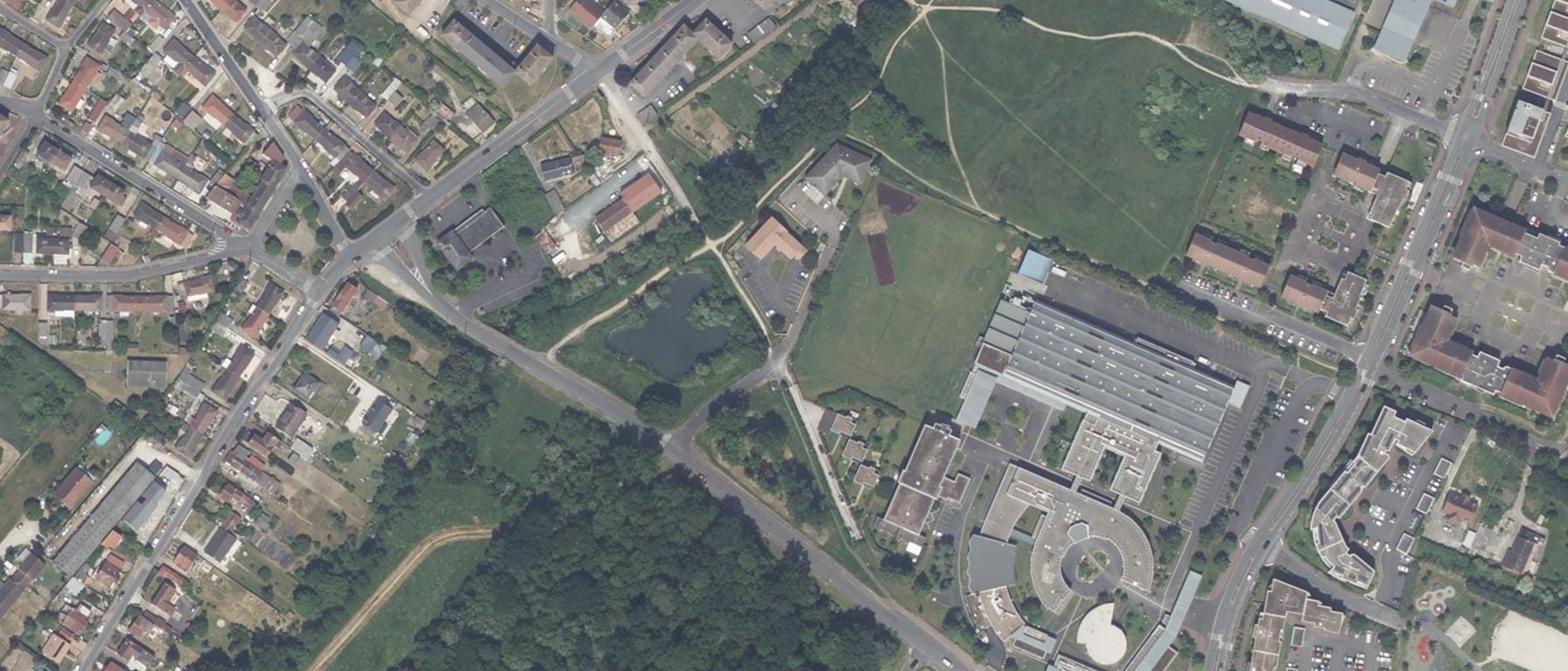 Vue aérienne de Lycée professionnel Chateau Blanc