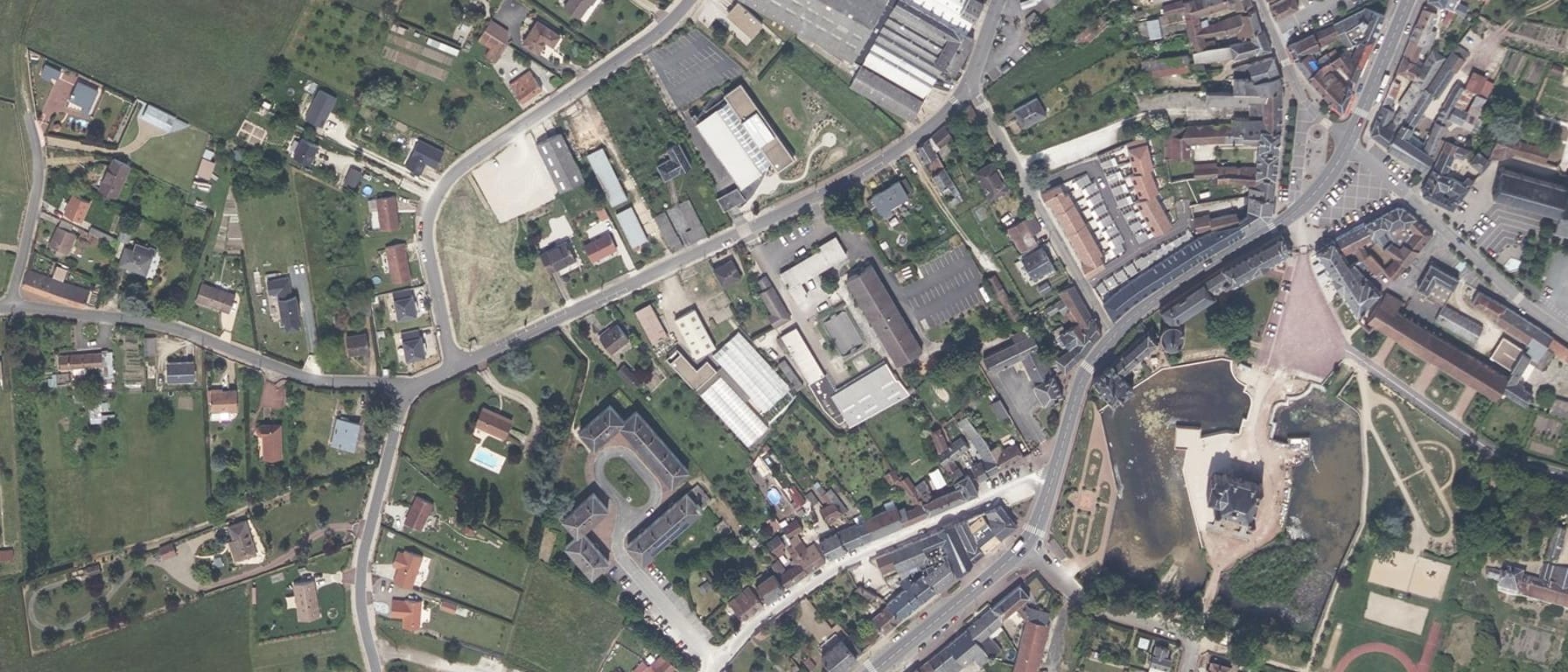 Vue aérienne de CFA Agricole du Loiret - Bellegarde