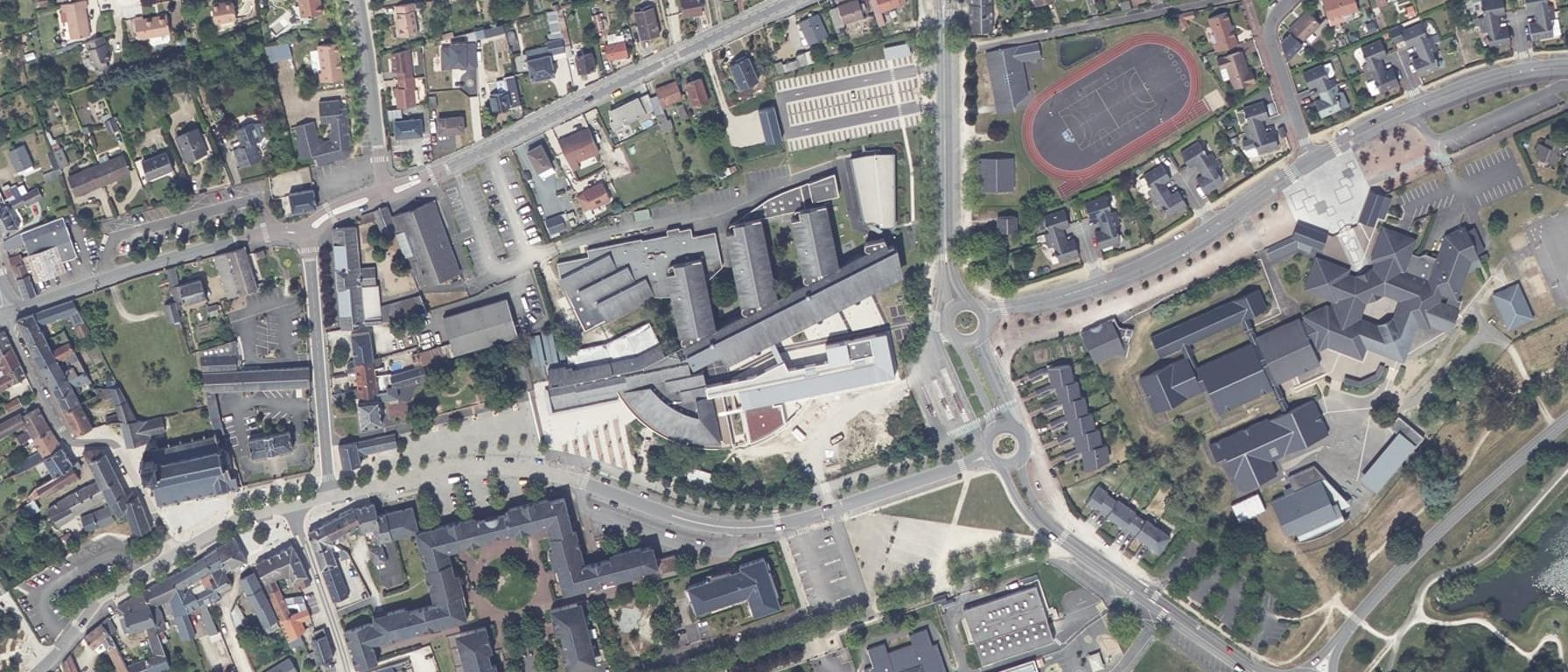 Vue aérienne de Lycée Maurice Genevoix