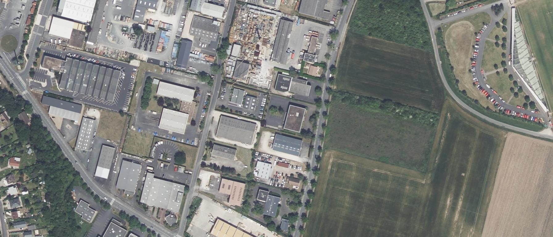 Vue aérienne de OF-CFA OGEC Saint-Paul-Bourdon-Blanc
