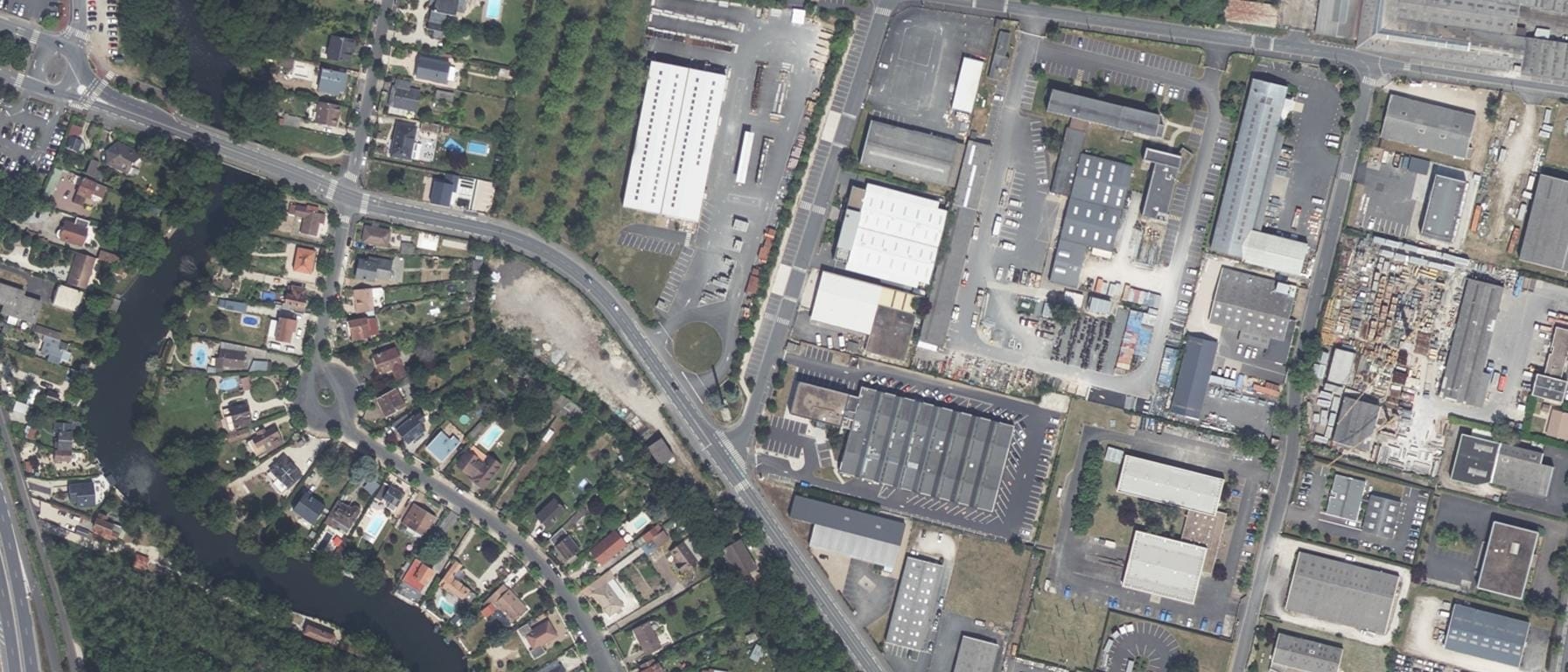 Vue aérienne de SKALE BUSINESS SCHOOL Orléans