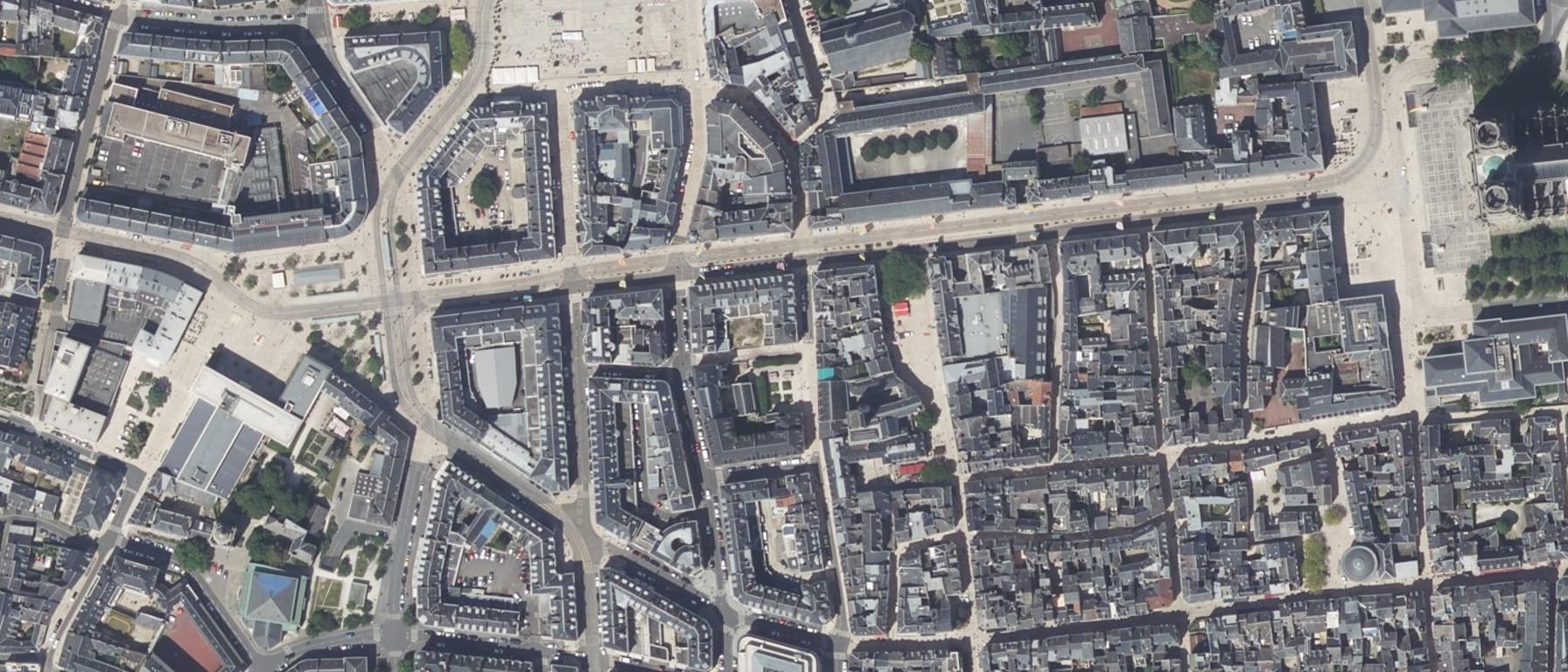 Vue aérienne de ISC Paris