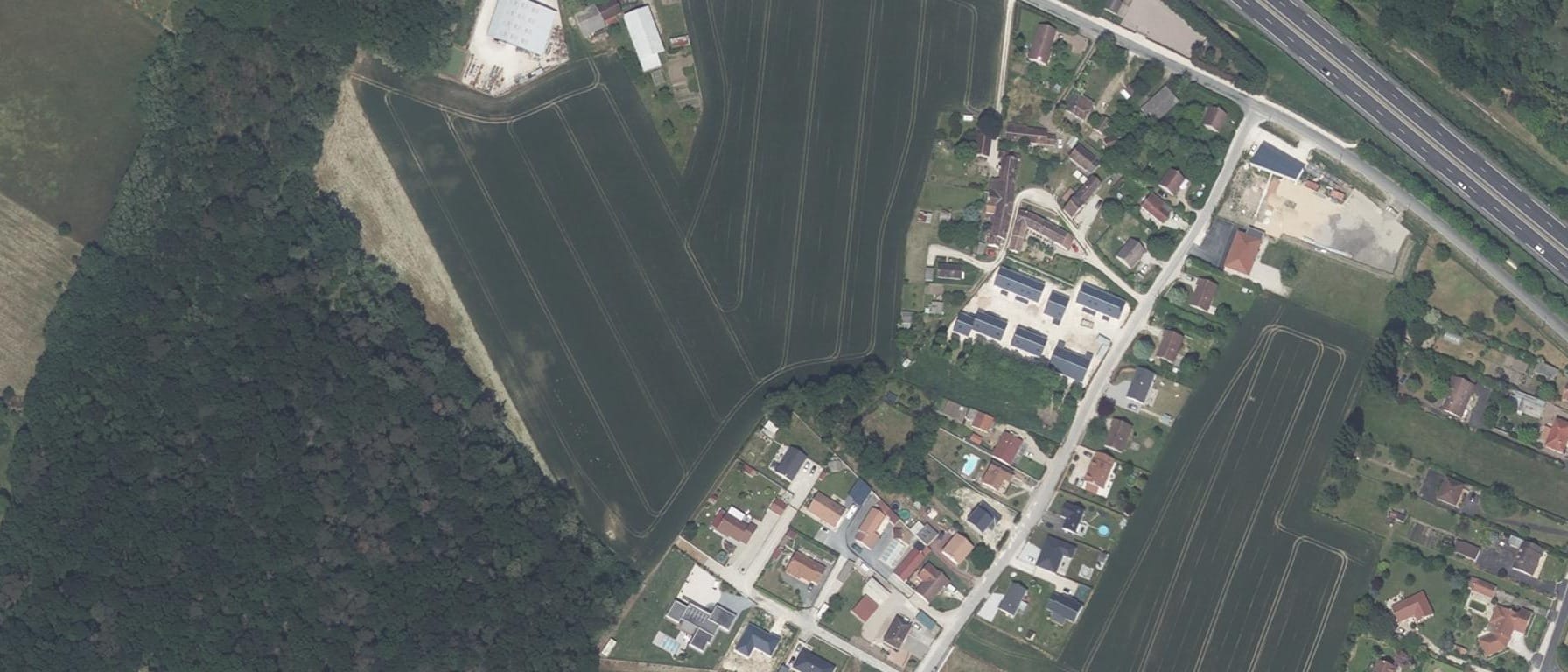 Vue aérienne de Groupe-Alternance Montargis