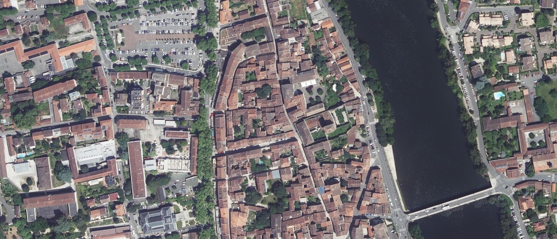 Vue aérienne de Lycée Saint Etienne