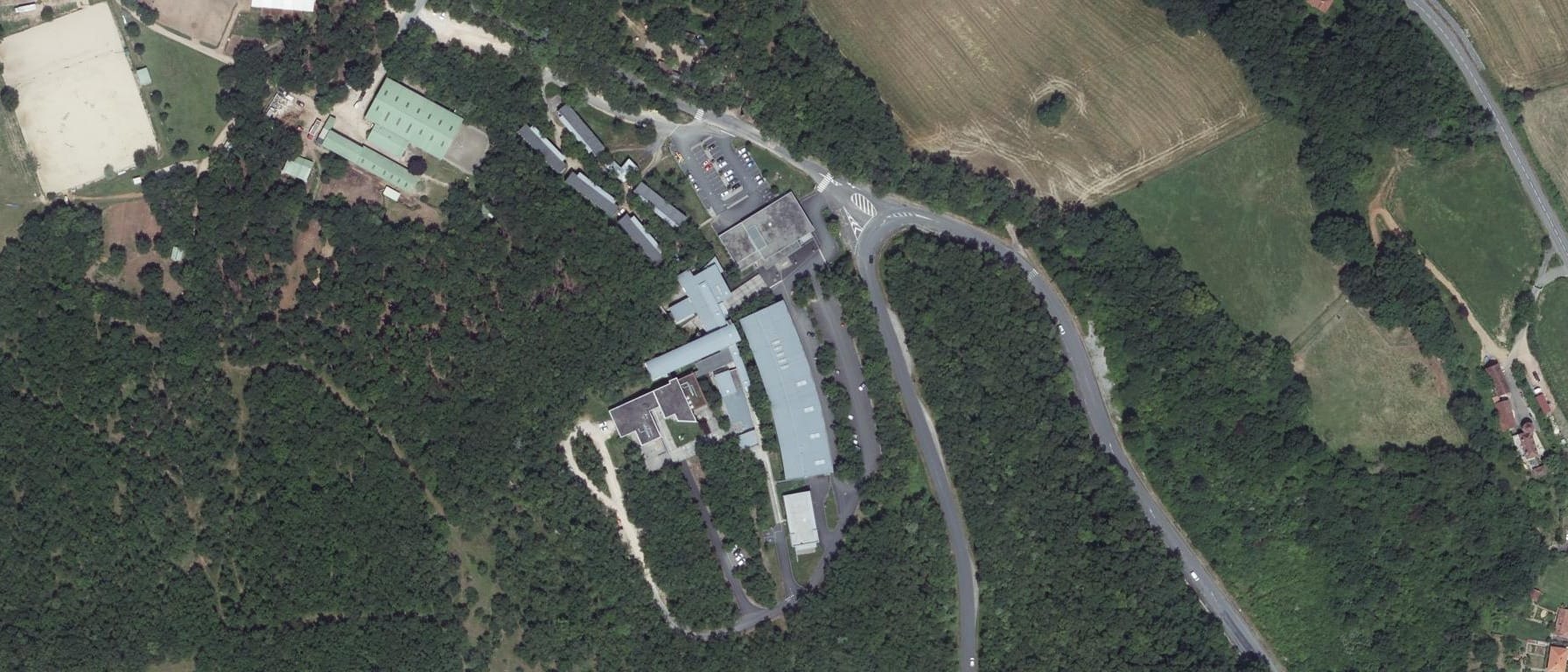 Vue aérienne de I.U.T de Figeac