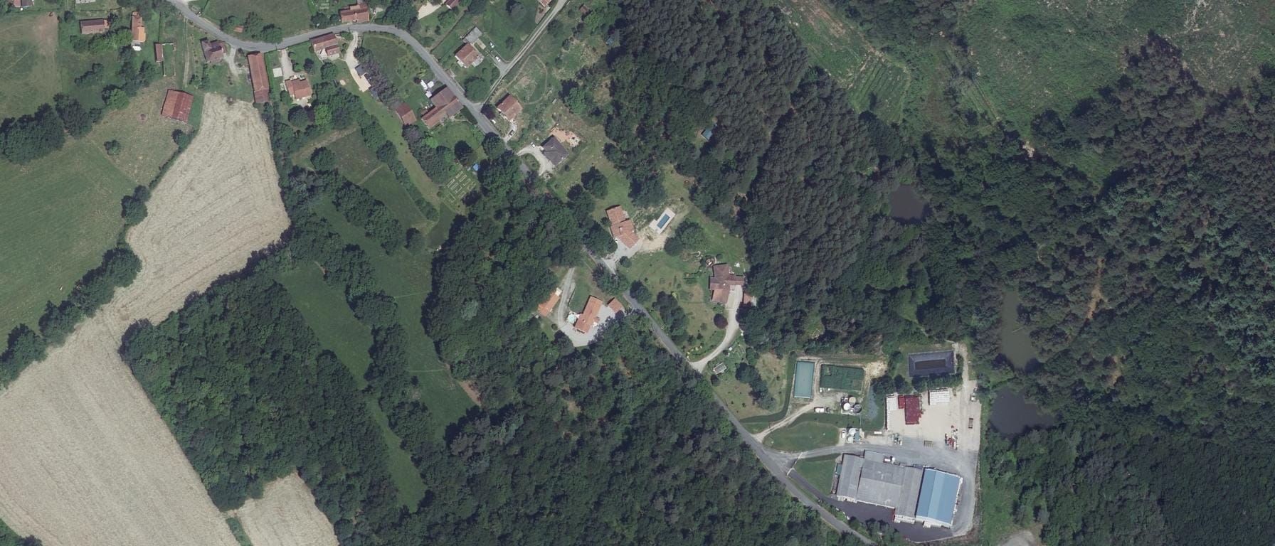 Vue aérienne de CFPPA DU LOT - LACAPELLE