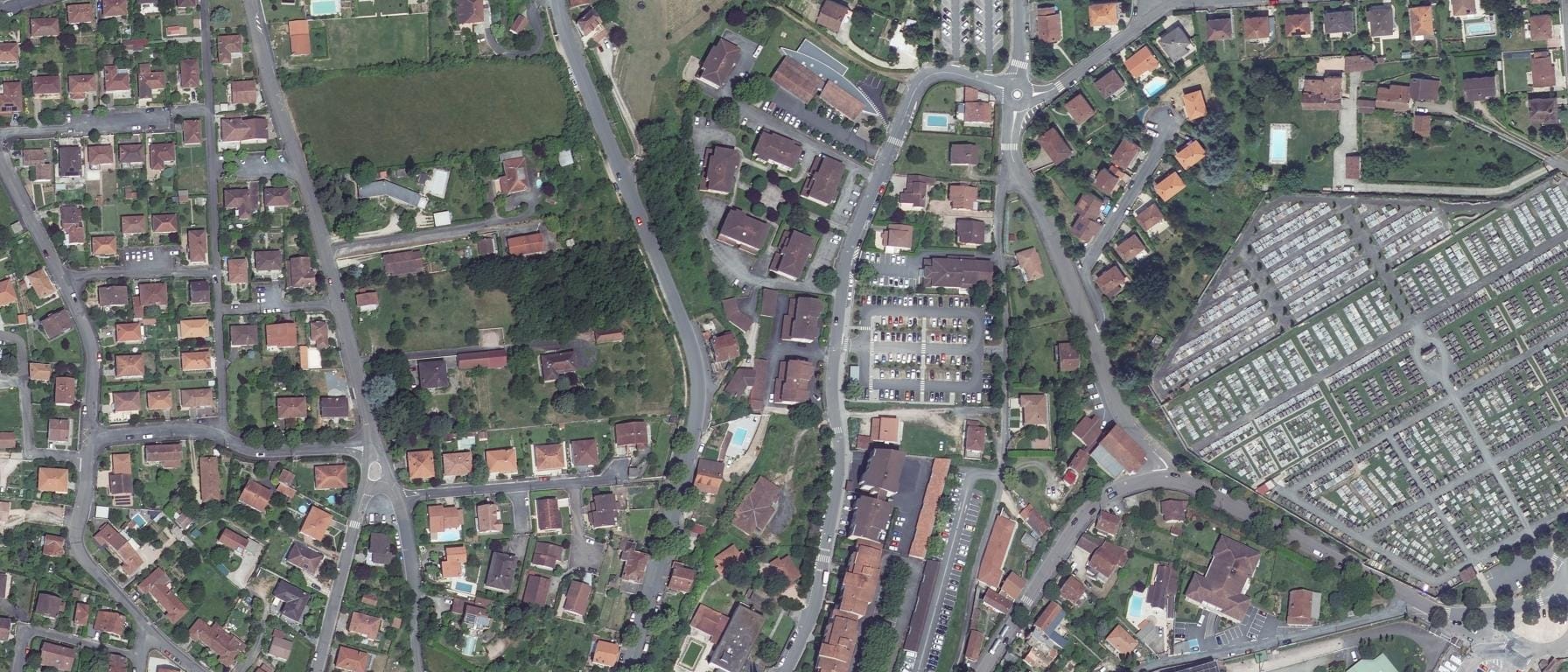 Vue aérienne de IFSI CH Jean Rougier - Site de Figeac