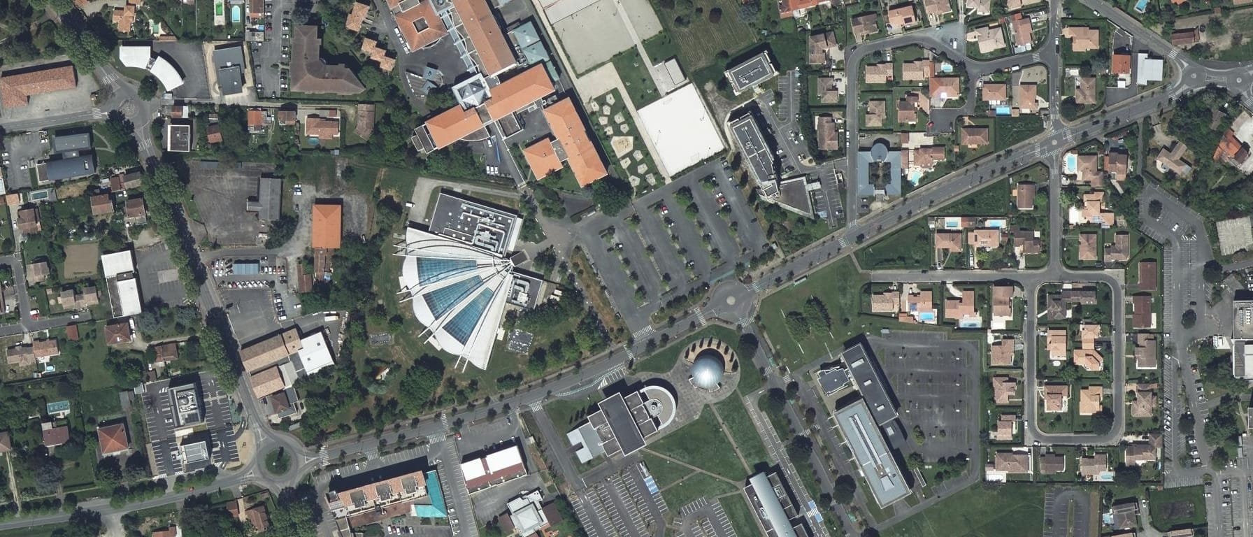 Vue aérienne de Lycée professionnel Antoine Lomet