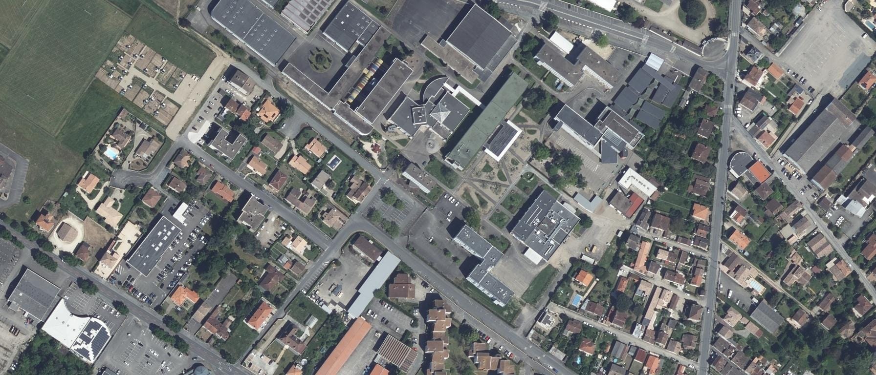 Vue aérienne de Lycée Val De Garonne