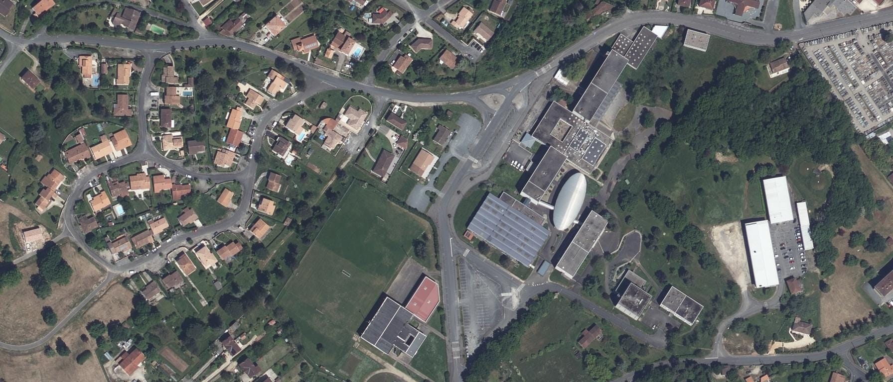 Vue aérienne de Lycée professionnel Benoit D Azy