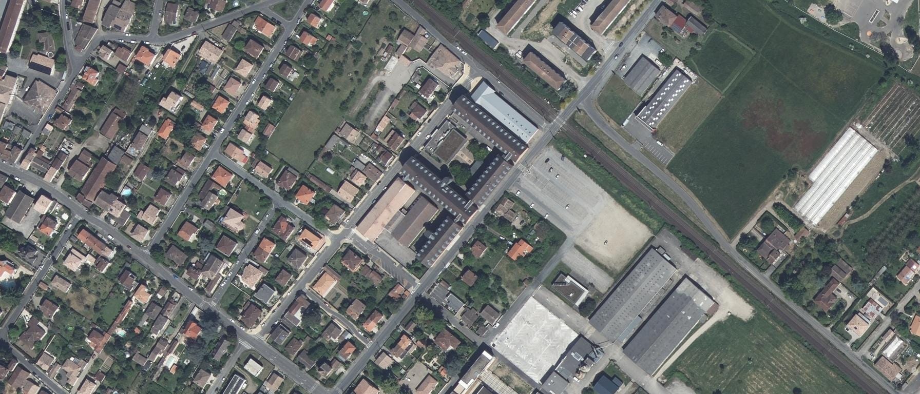 Vue aérienne de CFA CITE DE LA FORMATION MARMANDE
