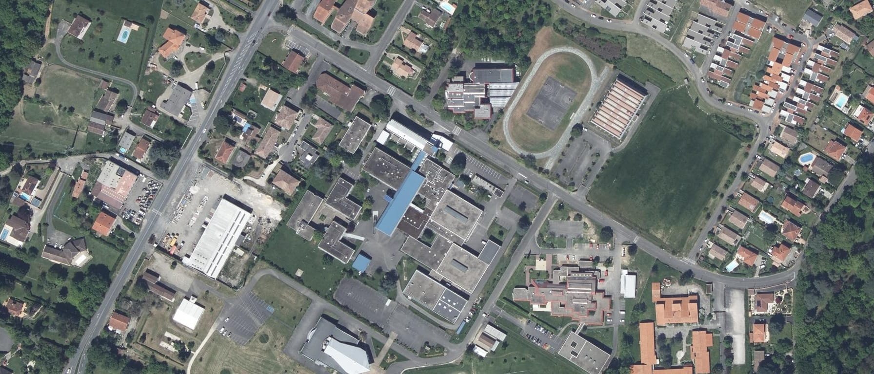 Vue aérienne de Lycée professionnel Jean Monnet