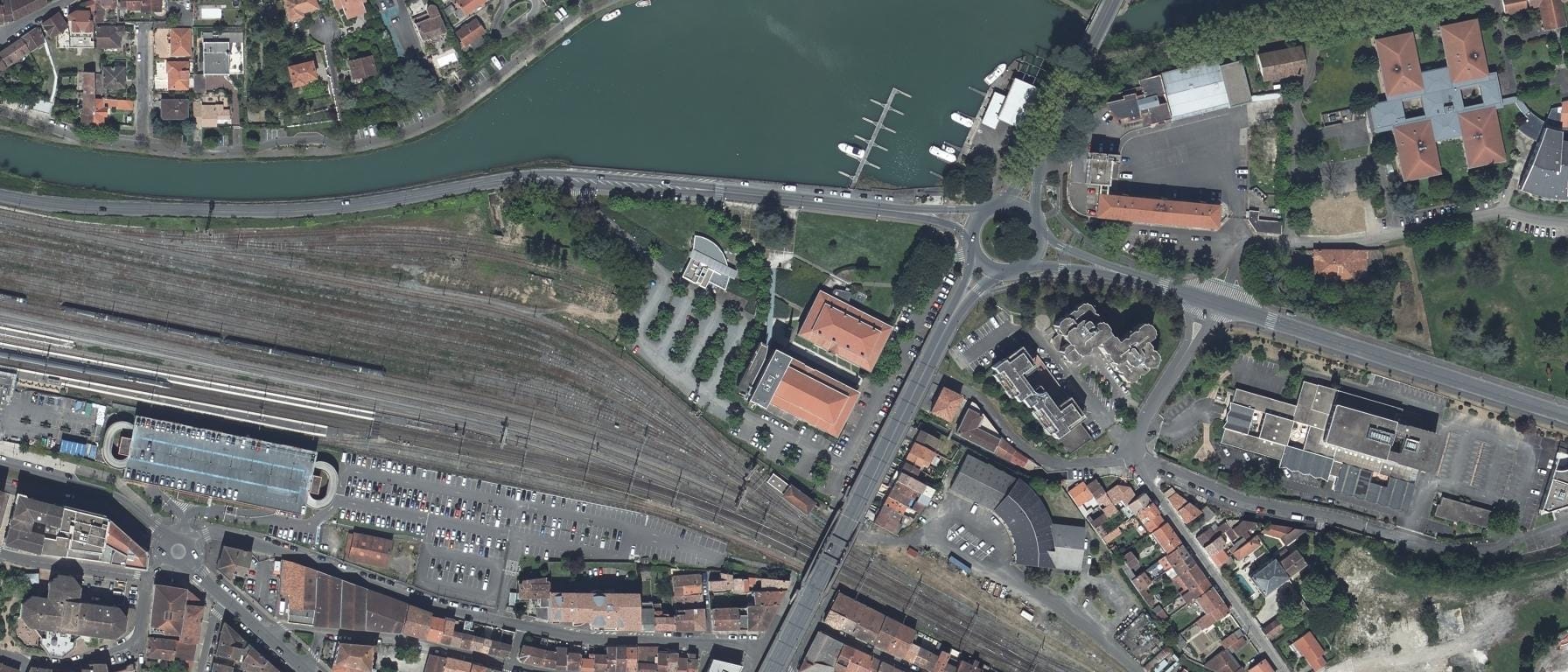 Vue aérienne de Université Bordeaux Montaigne - Antenne d'Agen