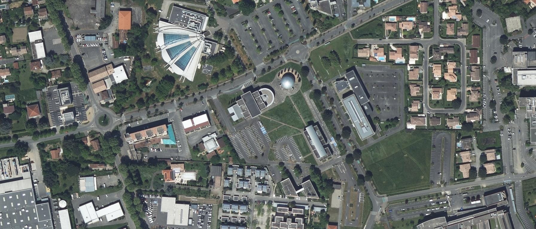 Vue aérienne de I.U.T. de Bordeaux - Site d'Agen