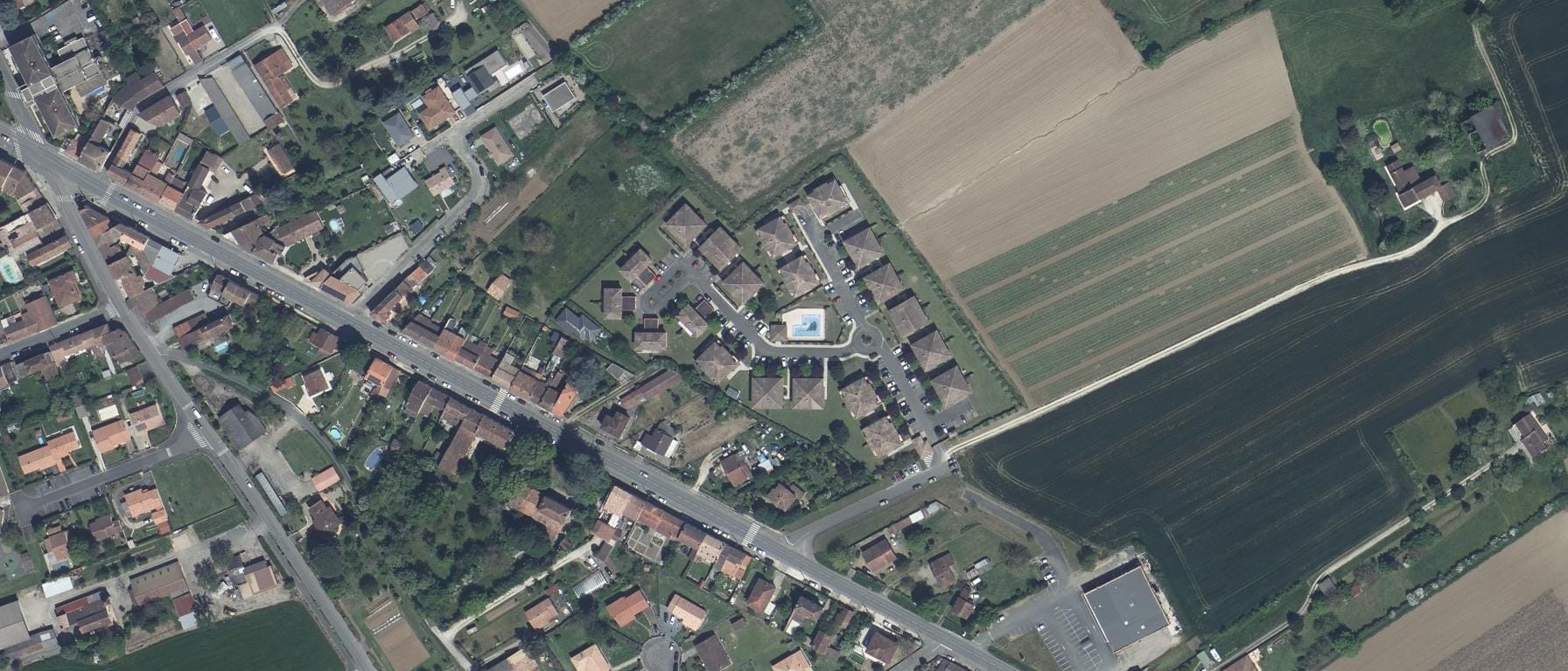 Vue aérienne de CFPPA du Lot et Garonne - Nerac
