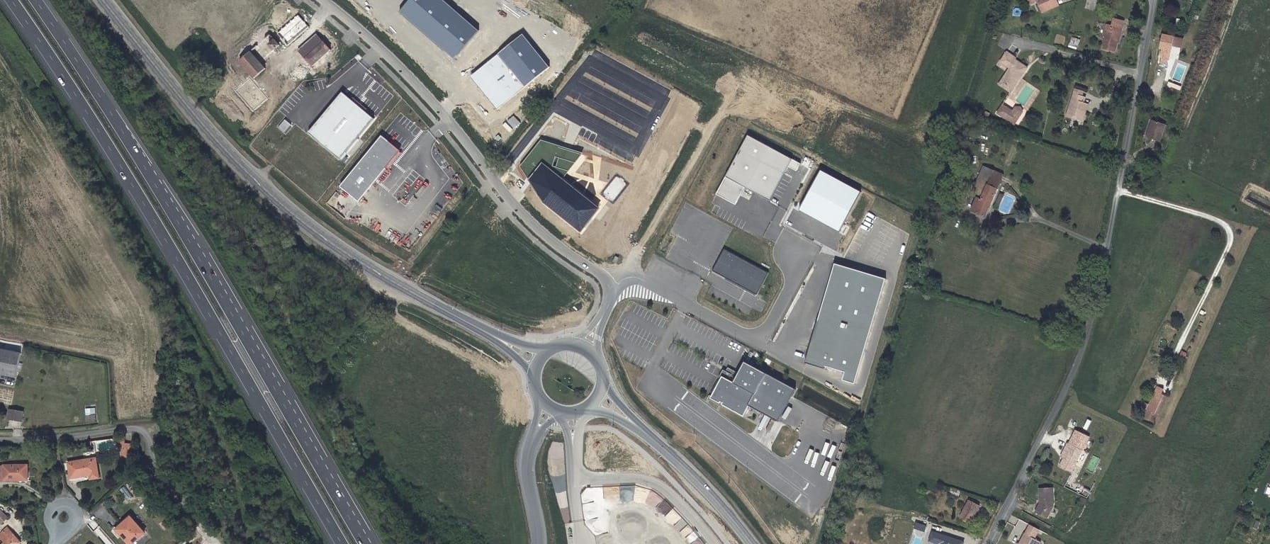 Vue aérienne de GROUPE ALTERNANCE AGEN