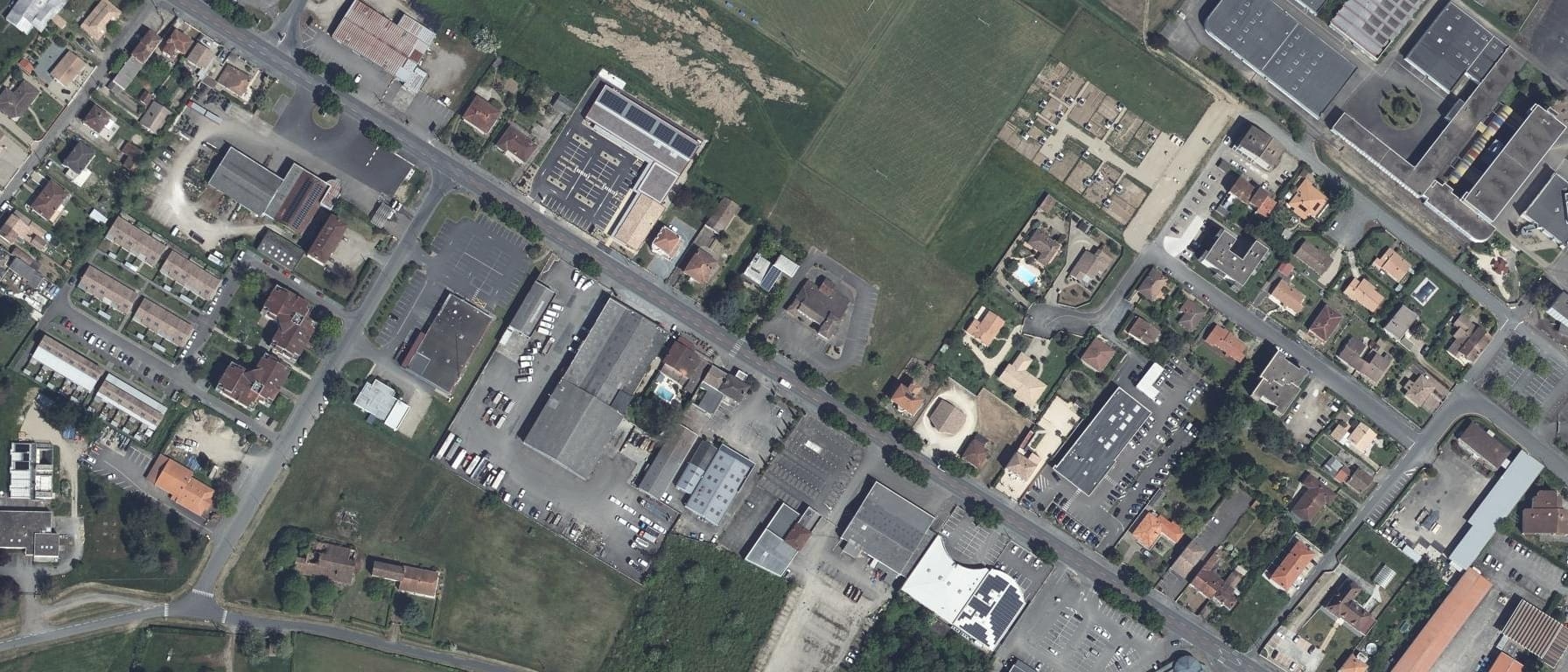 Vue aérienne de GROUPE ALTERNANCE MARMANDE.