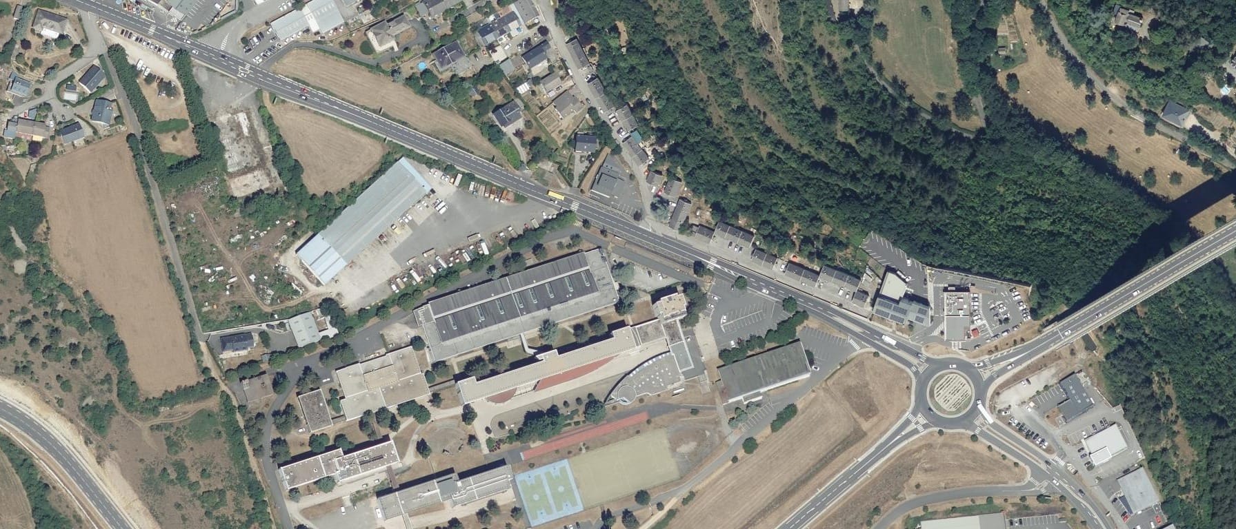 Vue aérienne de GRETA-CFA de Lozère