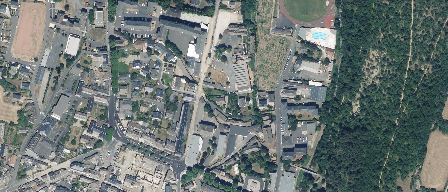 Vue aérienne de Lycée agricole Terre Nouvelle