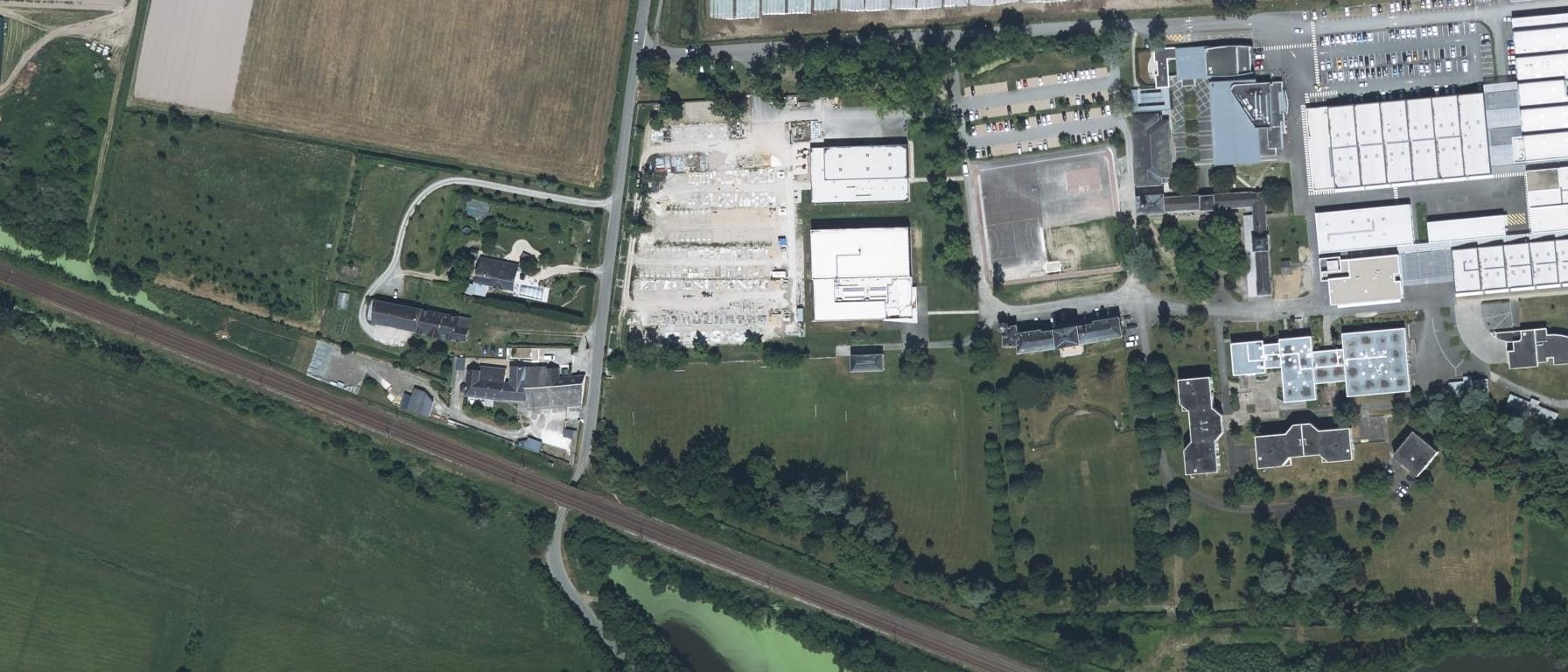 Vue aérienne de GRETA-CFA 49 - LP de Narcé