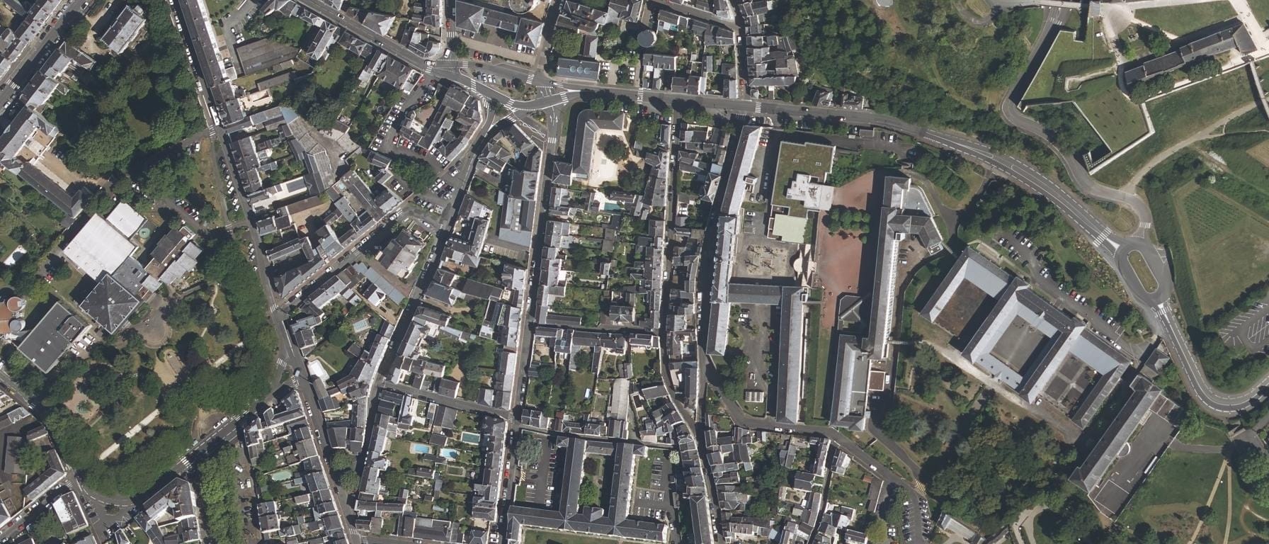 Vue aérienne de Lycée général Duplessis Mornay
